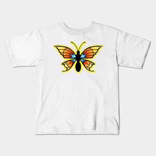 Sun and Moon Butterfly Kids T-Shirt